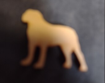 Mastiff dog pin