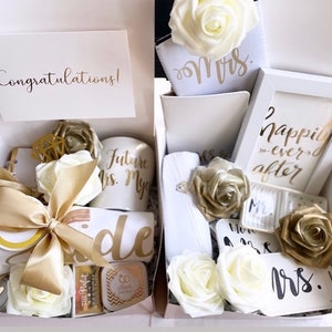 Bride to Be Bridal Engagement Gift Basket Present, Bride Gift, Bridal Gift Box, Future Mrs. Gift, Bride Box, Bridal Shower Gift