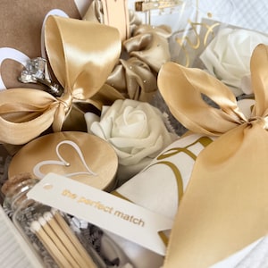 Cesta de regalo para novia, regalo de compromiso, regalo de novia, cesta de regalo para novia, regalo para futura esposa, regalo de despedida de soltera, caja de regalo de boda