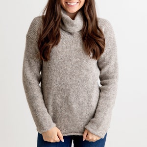 Buy 5 Colours. Womens Chunky Scottish Wool Cowl Neck Jumper Sweater. Grey Gray Green Turquoise Teal Blue Purple Natural Undyed Online in India Etsy