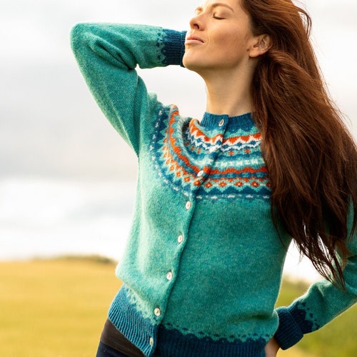 4 Colourways. Womens Fair Isle crathie 