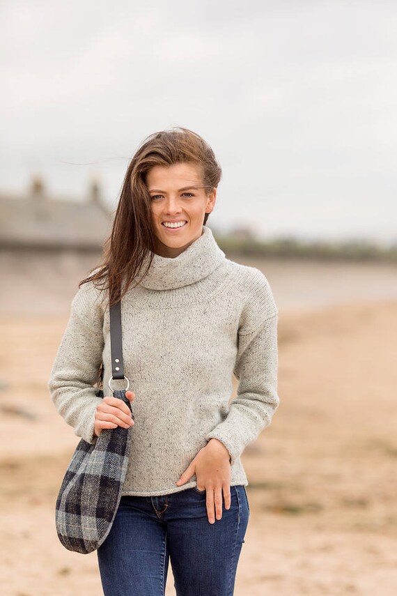 chunky cowl neck jumper