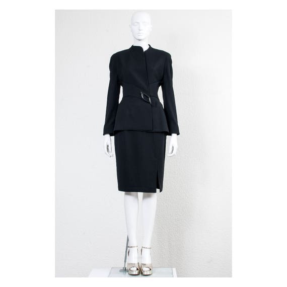 Rare vintage 1980s Thierry Mugler Couture power wi