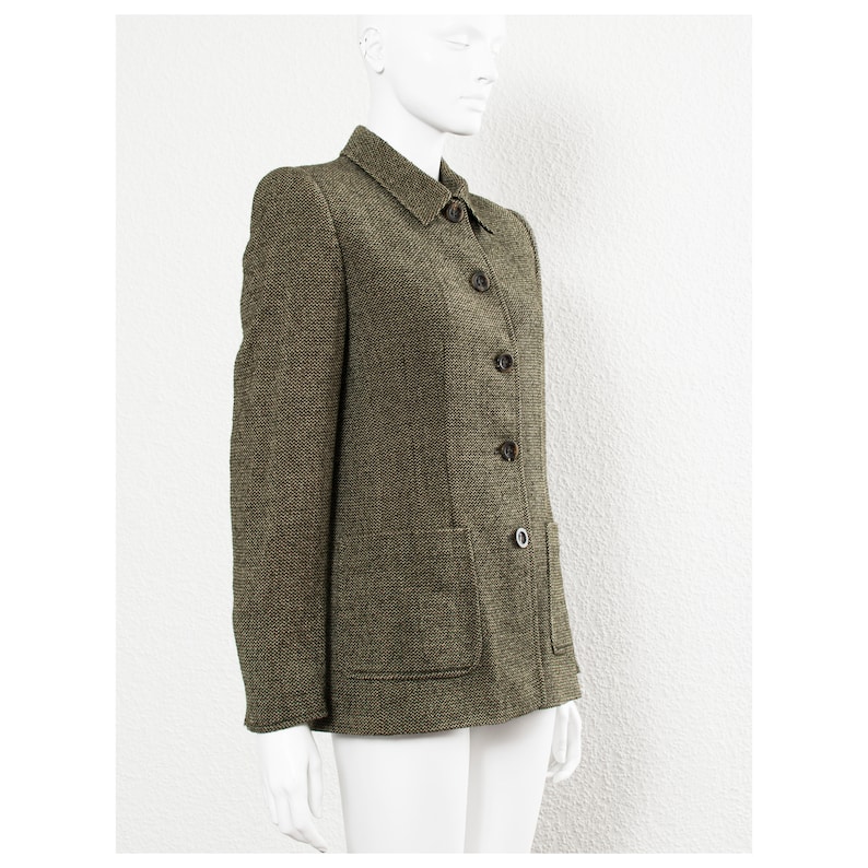 Fabulous vintage 90s Valentino Miss V tweed jacket