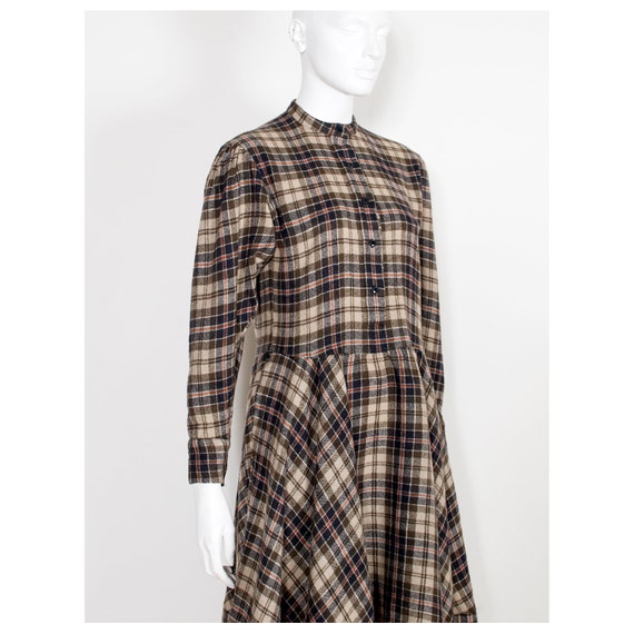 Fabulous vintage 1970s plaid tartan KENZO balloon… - image 4