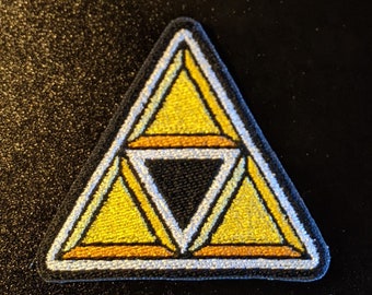 The Legend of Zelda Triforce Embroidered Sew on Patch