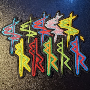 Cyberpunk 2077 Edgerunner Logo Sew on Embroidered Patch