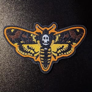 Death's-head hawk moth Embroidered Sew On Patch