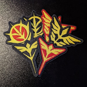 Gundam Zeon logos Sew on Embroidered patch