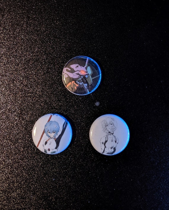 Evangelion Ayanami 2 Inch Button