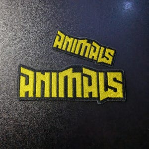 Parche bordado para coser con el texto del logotipo de animales de Cyberpunk 2077