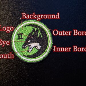 Halo Silver Team Logo Sew on Embroidered Patch - Etsy