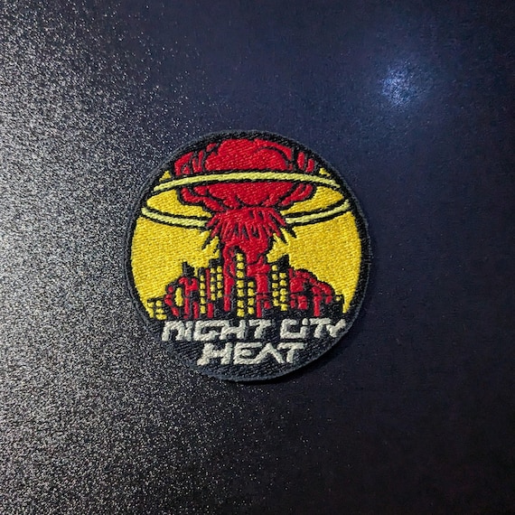 Cyberpunk 2077 Night City Heat Logo Sew on Embroidered Patch