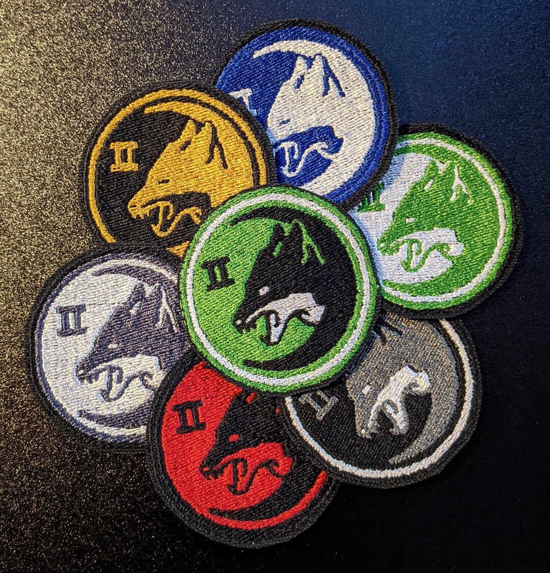 Halo Silver Team Logo Sew on Embroidered Patch - Etsy