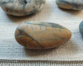 Set of Four (4) Beautiful Multicolor Smooth Beach Stones Coastal Rocks - Nautical Collection Crafts Wishing Wedding Fairy Decor Zen Healing