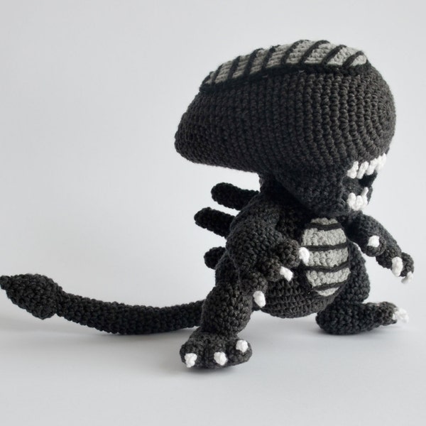 Crochet PATTERN No 1706 Alien by Krawka,