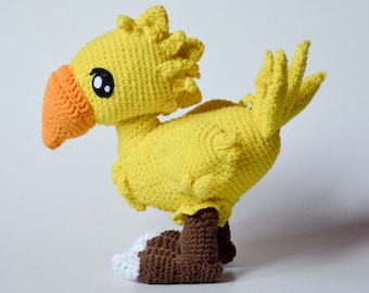 Crochet PATTERN No 1630 Choco bird crochet PATTERN  by Krawka,