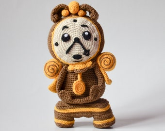 Crochet PATTERN No 1625 - Enchanted clock pattern by Krawka