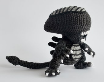 Crochet PATTERN No 1706 Alien by Krawka,