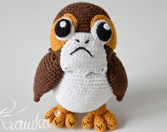 Crochet PATTERN No 1732 Galactic penguin pattern by Krawka,