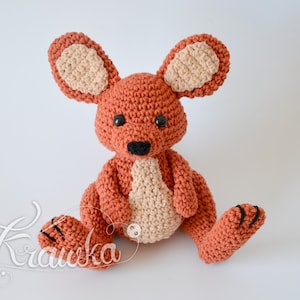 Crochet PATTERN No 2014 Baby Kangaroo by Krawka