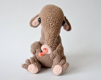 Crochet PATTERN No 1713 Anteater by Krawka,