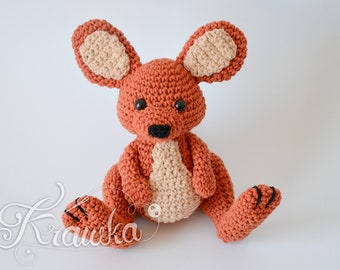 Crochet PATTERN No 2014 Baby Kangaroo by Krawka