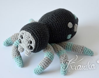 Crochet PATTERN No 1917 Tarantulina the cutest Spider ever pattern by Krawka