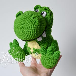 Crochet PATTERN No 1701 Rex Tyrannosaurus RENEWED by Krawka