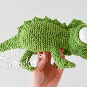 Crochet PATTERN No 2106 Chameleon crochet pattern by Krawka image 4