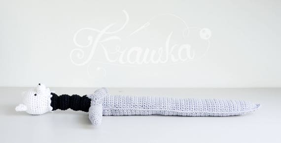 Crochet PATTERN No 1722 Wolf Sword Pattern by Krawka, - Etsy Crochet PATTERN No 1722 Wolf Sword Pattern by Krawka, - Etsy