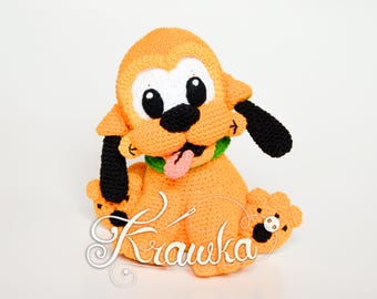 Crochet Pattern English (PDF)  Puppy Dog by Krawka | Pluto | Amigurumi Tutorial | (Download)