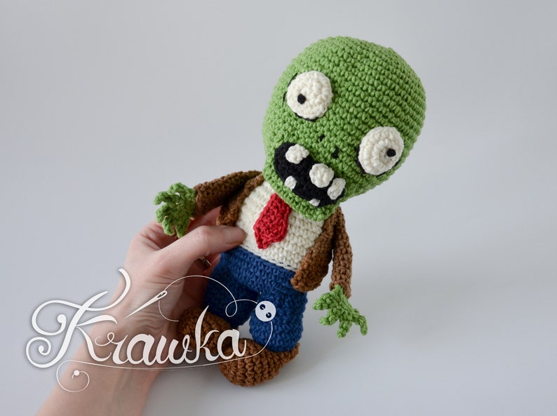 Crochet PATTERN No 2203 Zombie crochet pattern by Krawka image 6