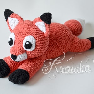 Crochet PATTERN No 1911 Friendly Fox pattern by Krawka image 2