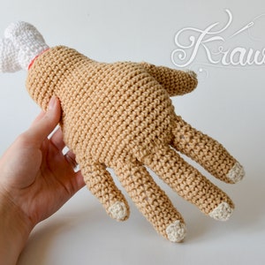 Crochet PATTERN No 1812 The Hand Modèle au crochet d'Halloween par Krawka, image 7