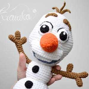 Crochet PATTERN No 1733 Frozen Snowman pattern by Krawka, image 6