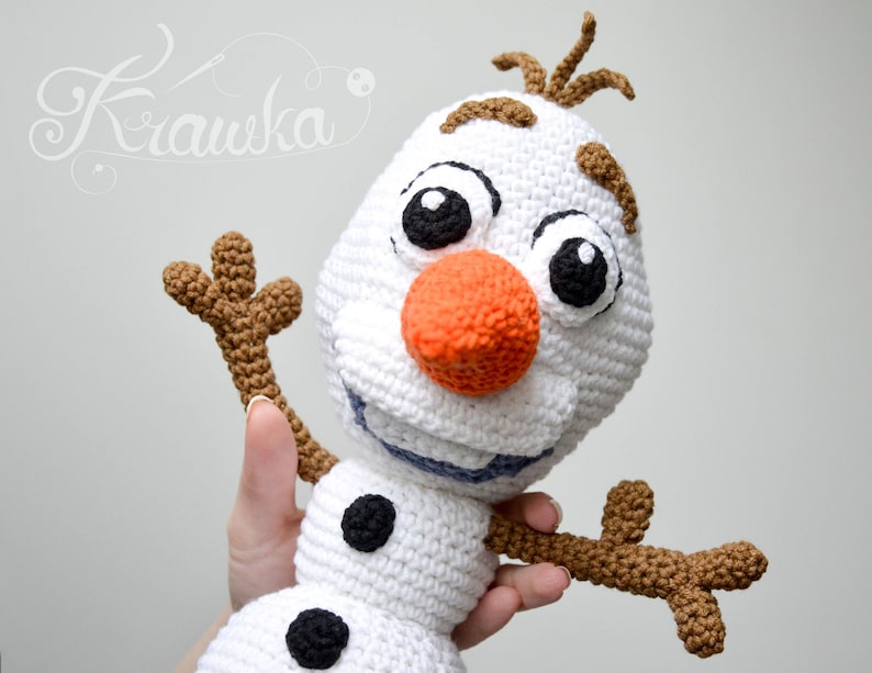 Crochet PATTERN No 1733 Frozen Snowman pattern by Krawka, image 6