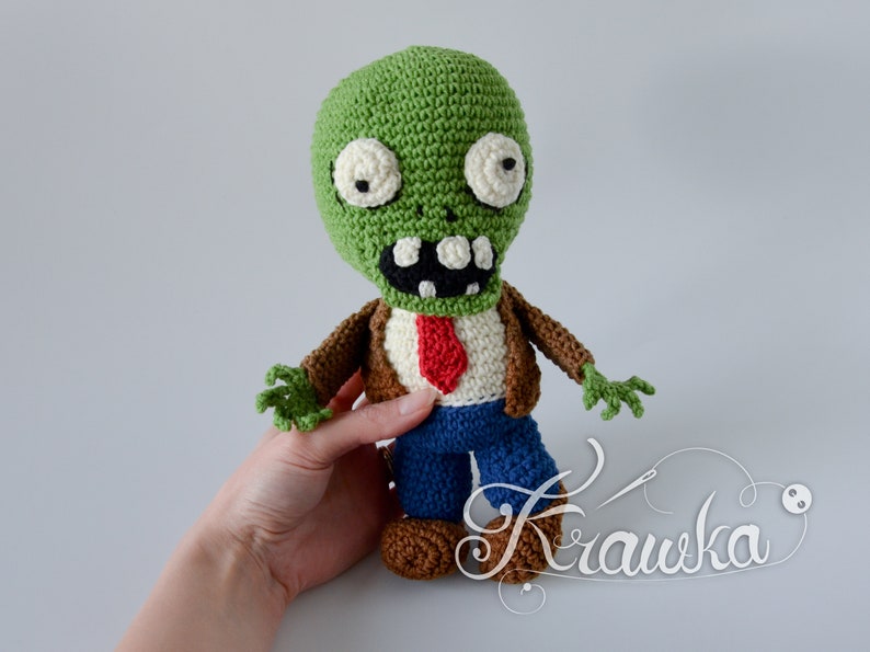 Crochet PATTERN No 2203 Zombie crochet pattern by Krawka image 2