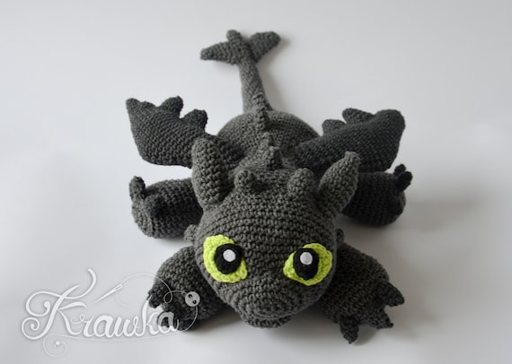 Crochet PATTERN How to Train Your Dragon