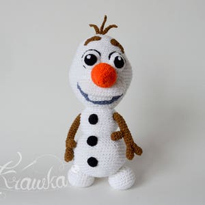 Crochet PATTERN No 1733 Frozen Snowman pattern by Krawka, image 5
