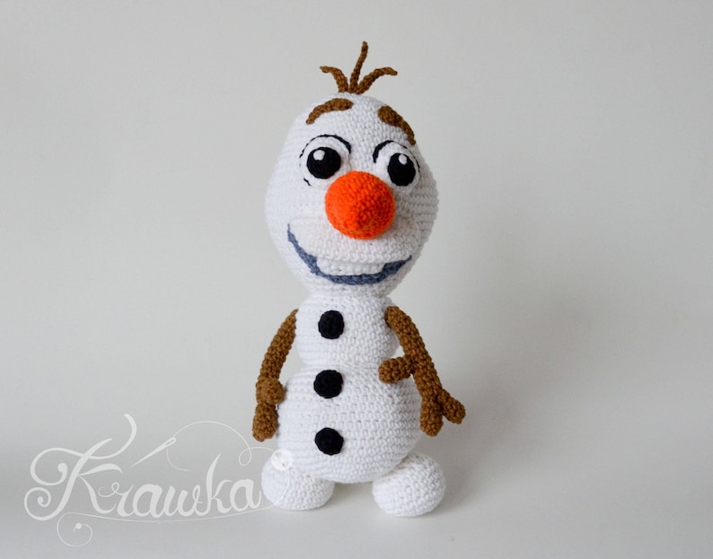 Crochet PATTERN No 1733 Frozen Snowman pattern by Krawka, image 5