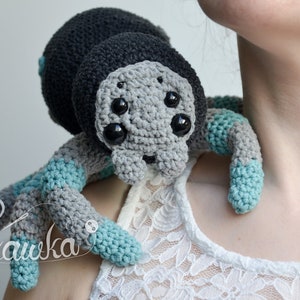 Crochet PATTERN No 1917 Tarantulina the cutest Spider ever pattern by Krawka image 5