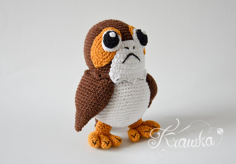 Crochet PATTERN No 1732 Galactic penguin pattern by Krawka, image 3