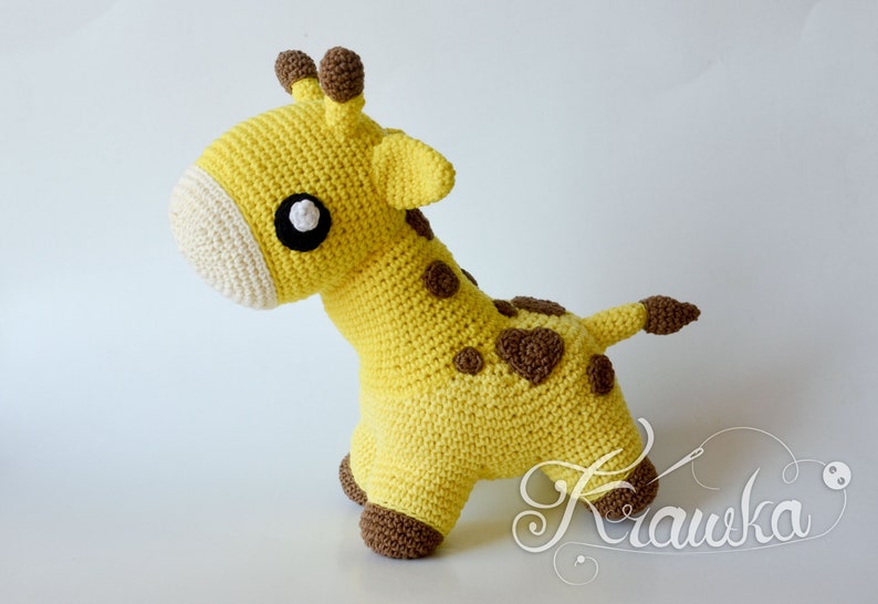 Crochet PATTERN No 1815 Giraffe pattern by Krawka image 1