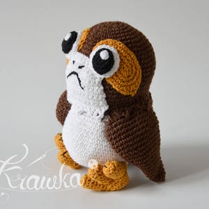 Crochet PATTERN No 1732 Galactic penguin pattern by Krawka, image 2