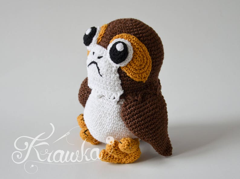 Crochet PATTERN No 1732 Galactic penguin pattern by Krawka, image 2