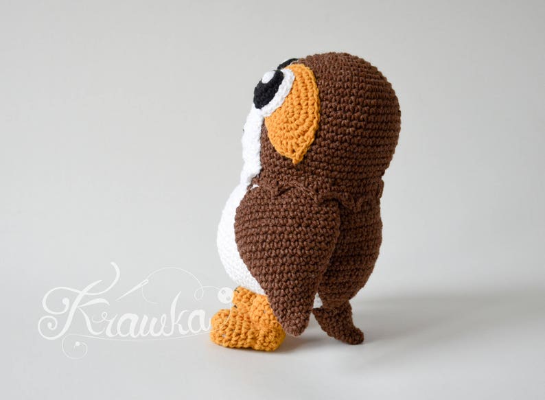 Crochet PATTERN No 1732 Galactic penguin pattern by Krawka, image 4