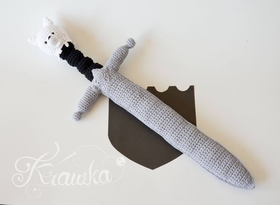 Crochet PATTERN No 1722 Wolf Sword Pattern by Krawka, - Etsy Crochet PATTERN No 1722 Wolf Sword Pattern by Krawka, - Etsy