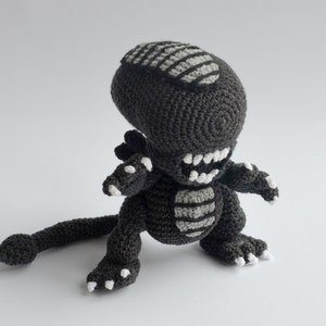 Crochet PATTERN No 1706 Alien by Krawka, image 5