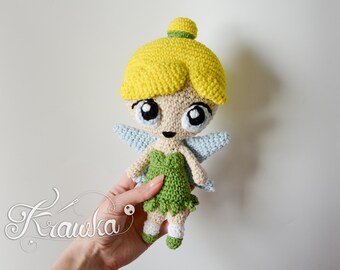 Crochet PATTERN No 2304 Fairy crochet pattern by Krawka